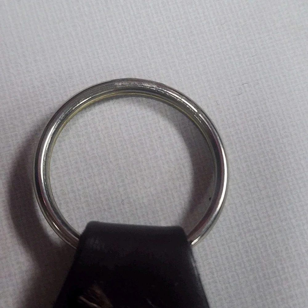Vintage Beat Buy Brown Leather Token Keychain Vintage Key Ring